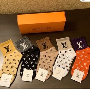 Louis Vuitton Multicolor Sock Set